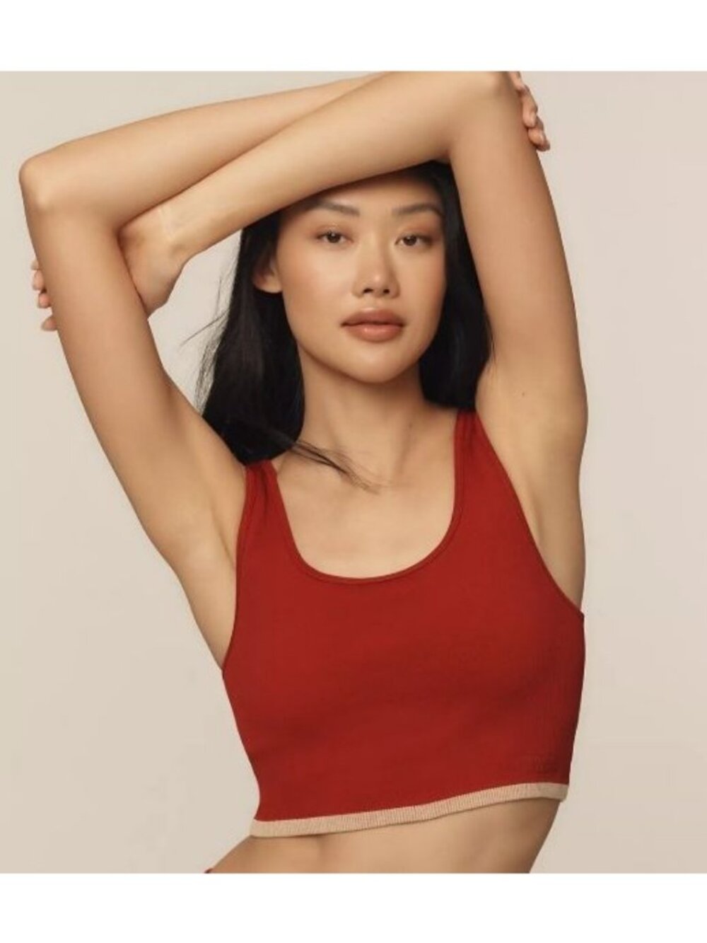 Spiritual Gangster Love Longline Bra Women's Size XS in Red Heart New With Tags!